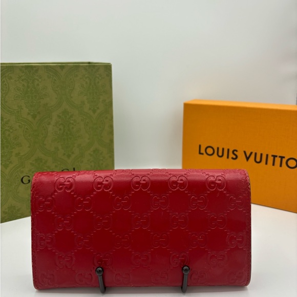Gucci Embossed Guccissima Motif Long Wallet - Picture 13 of 13